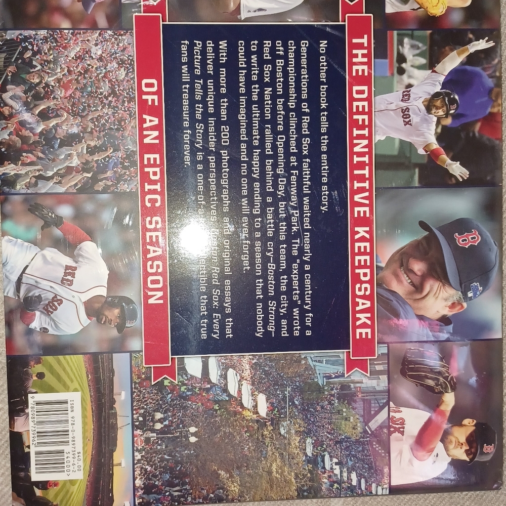NWOT 2013 WORLD CHAMPIONS RED SOX ALBUM - Picture 2 of 5